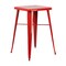 Merrick Lane Retta Patio Dining Table with Metal Frame and Square Top